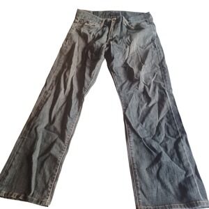 Agave Denim Waterman Relaxed Straight Jeans Mens 34 Made in USA Blue 13569